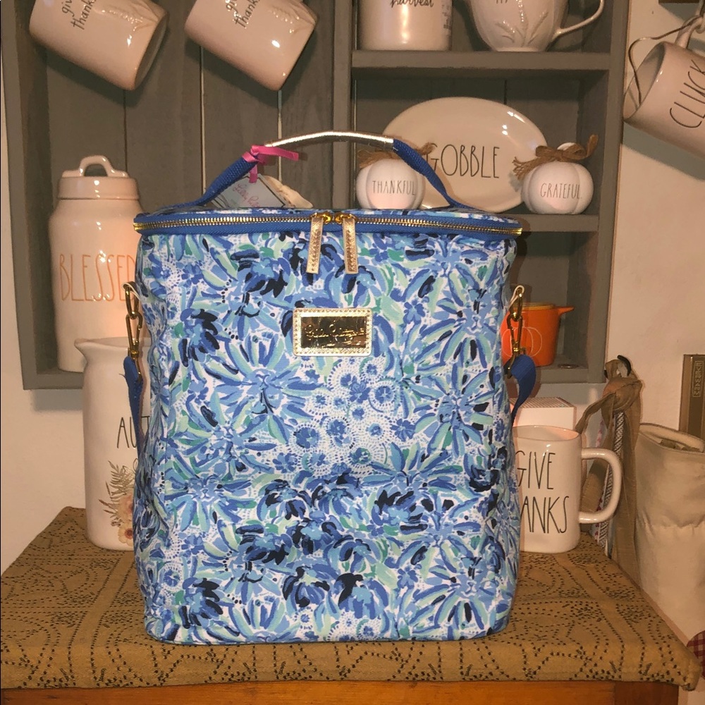 Lilly Pulitzer Wine Carrier Cooler Featured In High Manetenance